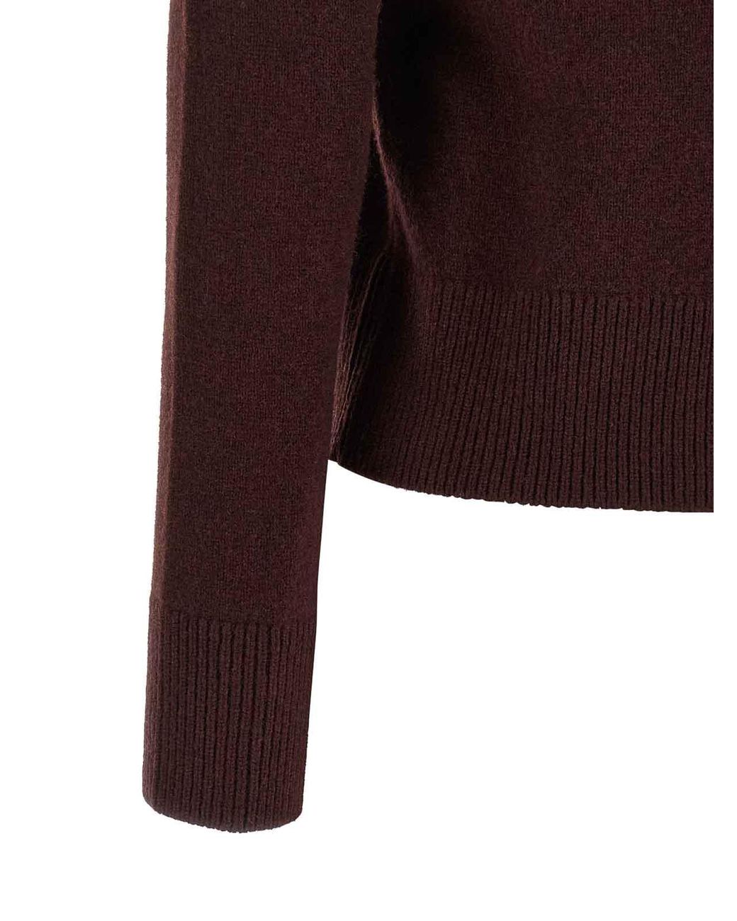 Maison Kitsuné Brown Baby Fox Cardigan
