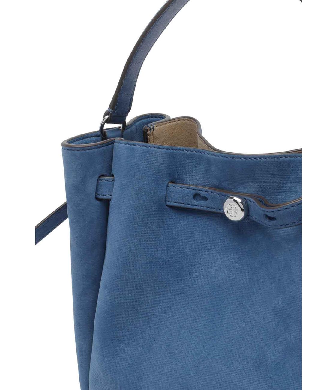 Tory Burch Blue Romy Bucket Bag