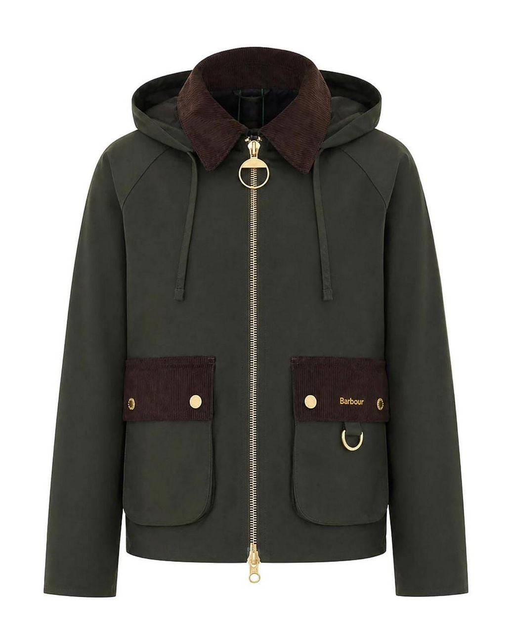 Barbour Black Carville Wax Jacket