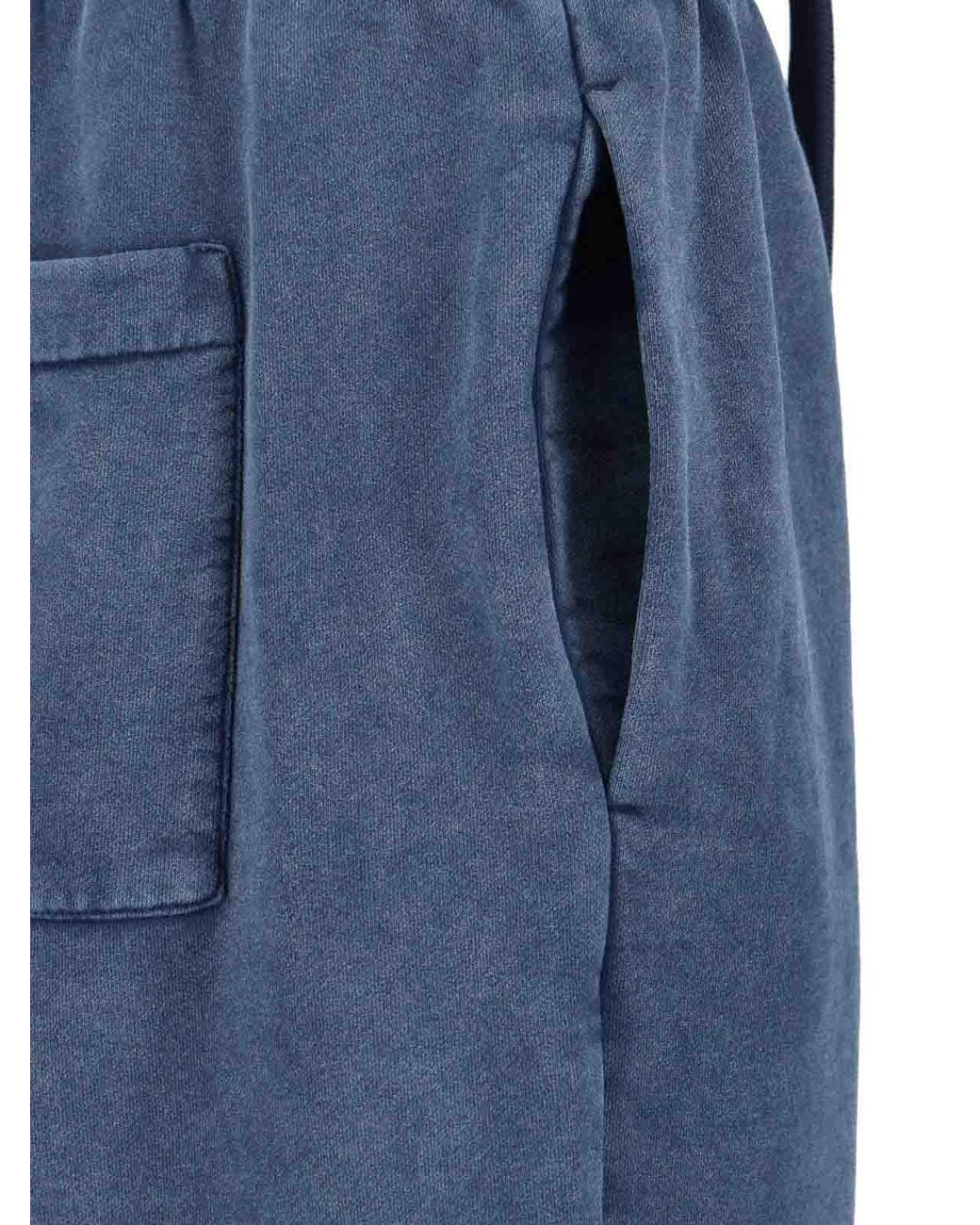 Off-White c/o Virgil Abloh Blue Cotton Shorts for men