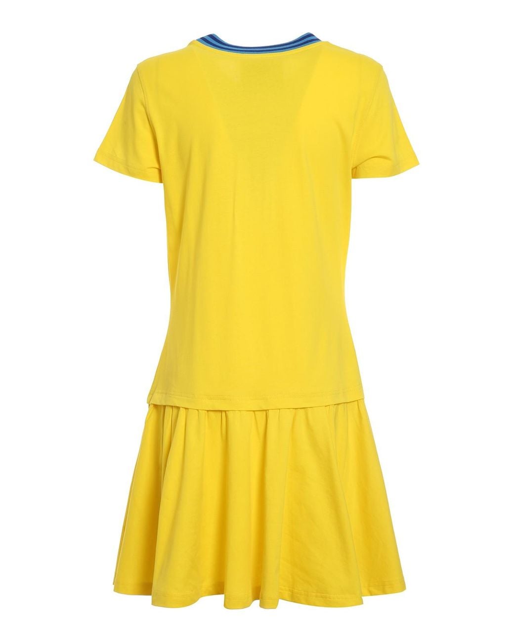 Moschino Yellow Teddy Varsity Dress