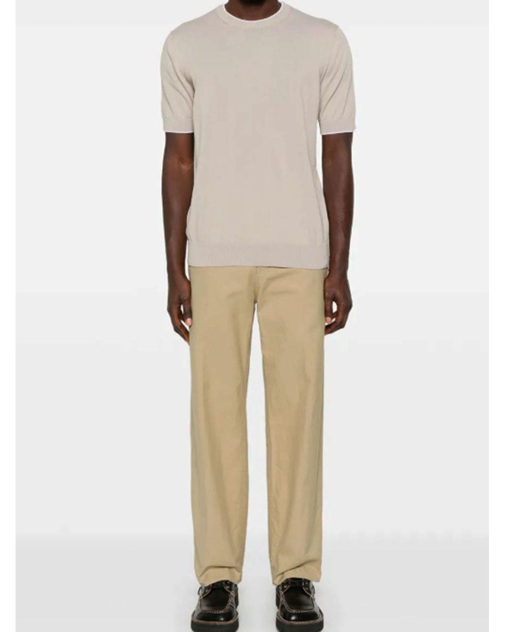 Peserico White Pullover for men
