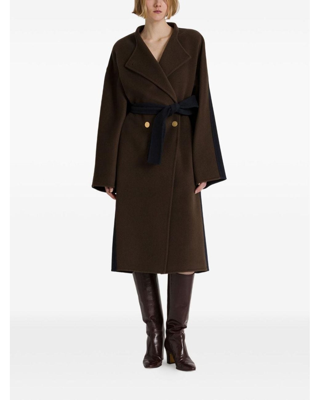Abrigo Largo Alberta Ferretti de color Green