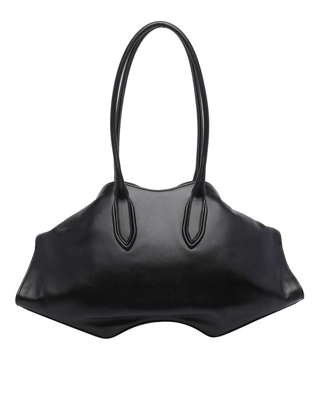 McQueen Black Manta Shoulder Bag