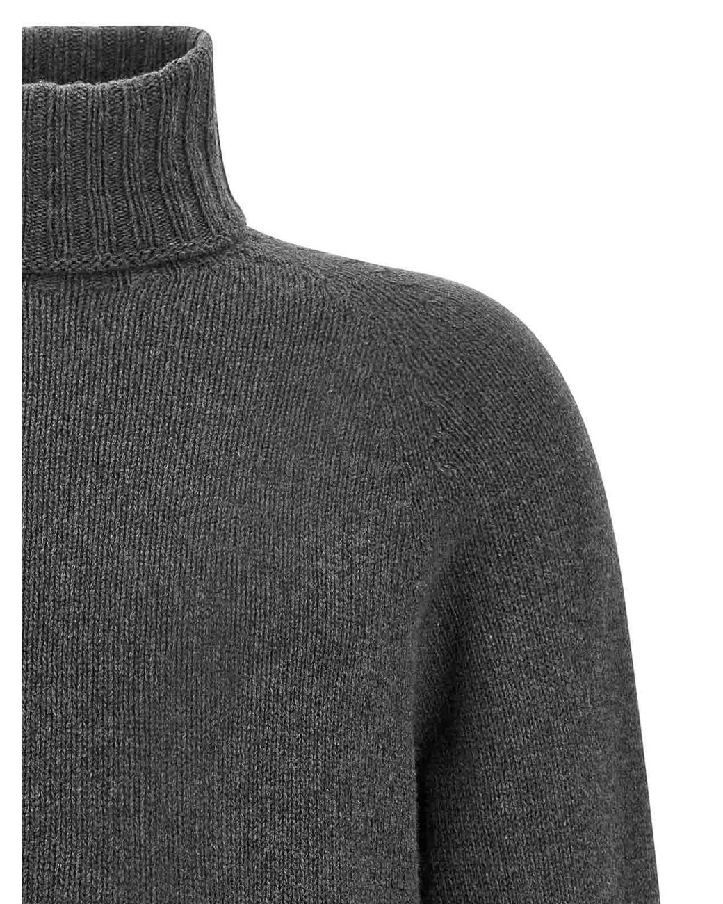 Ma'ry'ya Gray High Neck Sweater for men
