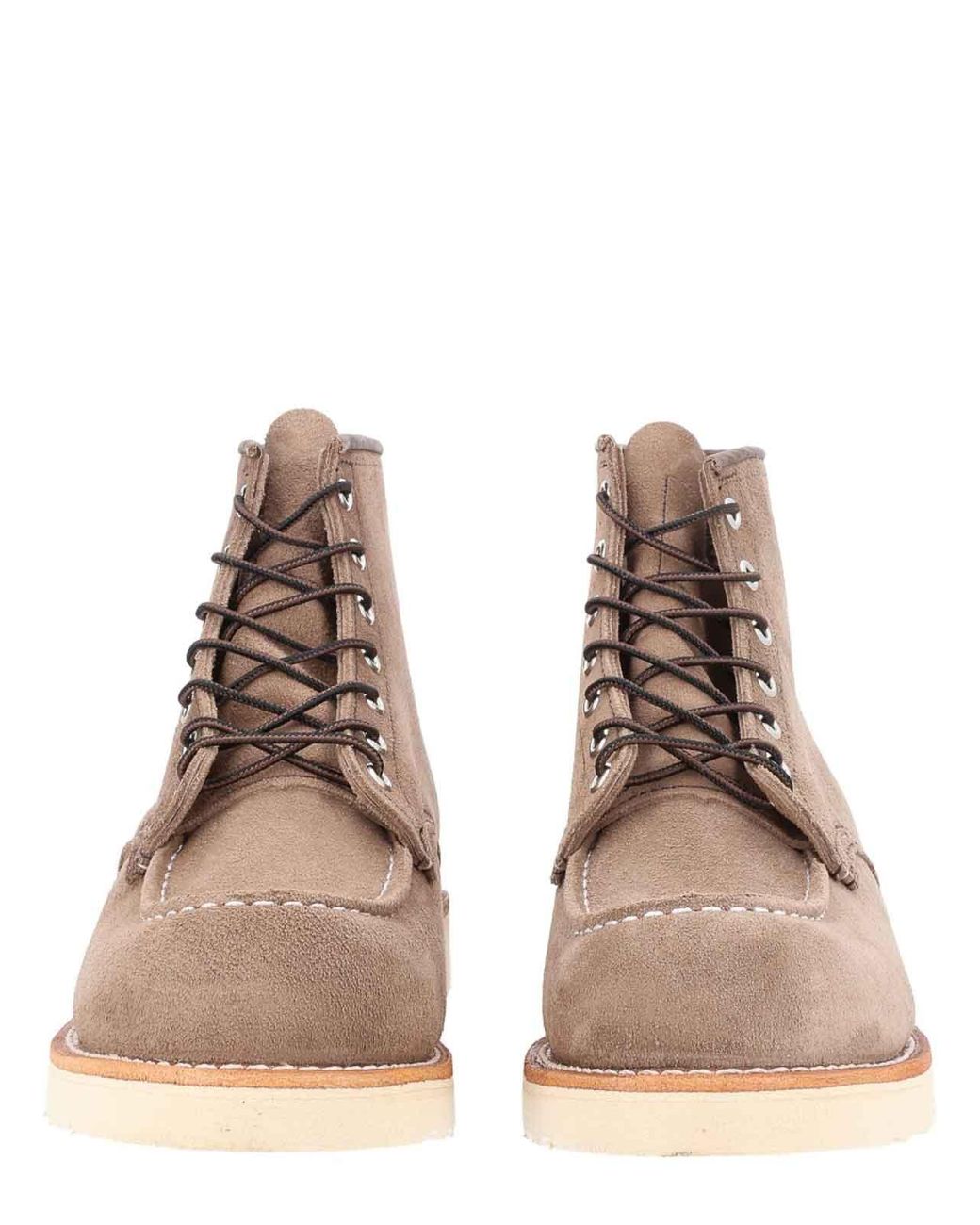 Red Wing Brown Stivale Stringato Classic Moc for men