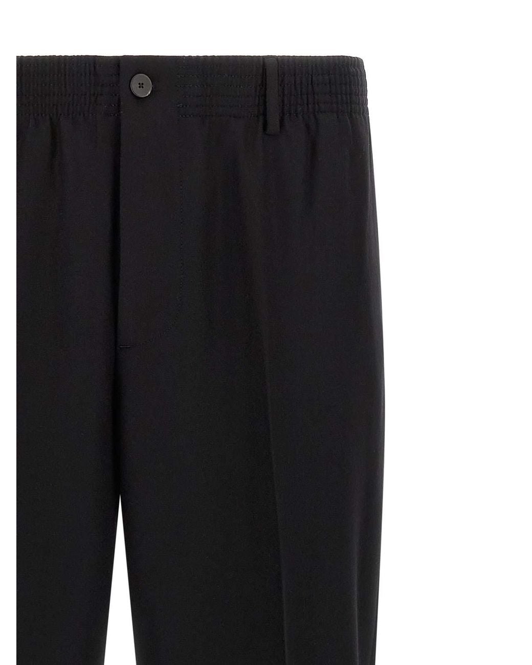 Cellar Door Black Ciak Tapered Pants for men
