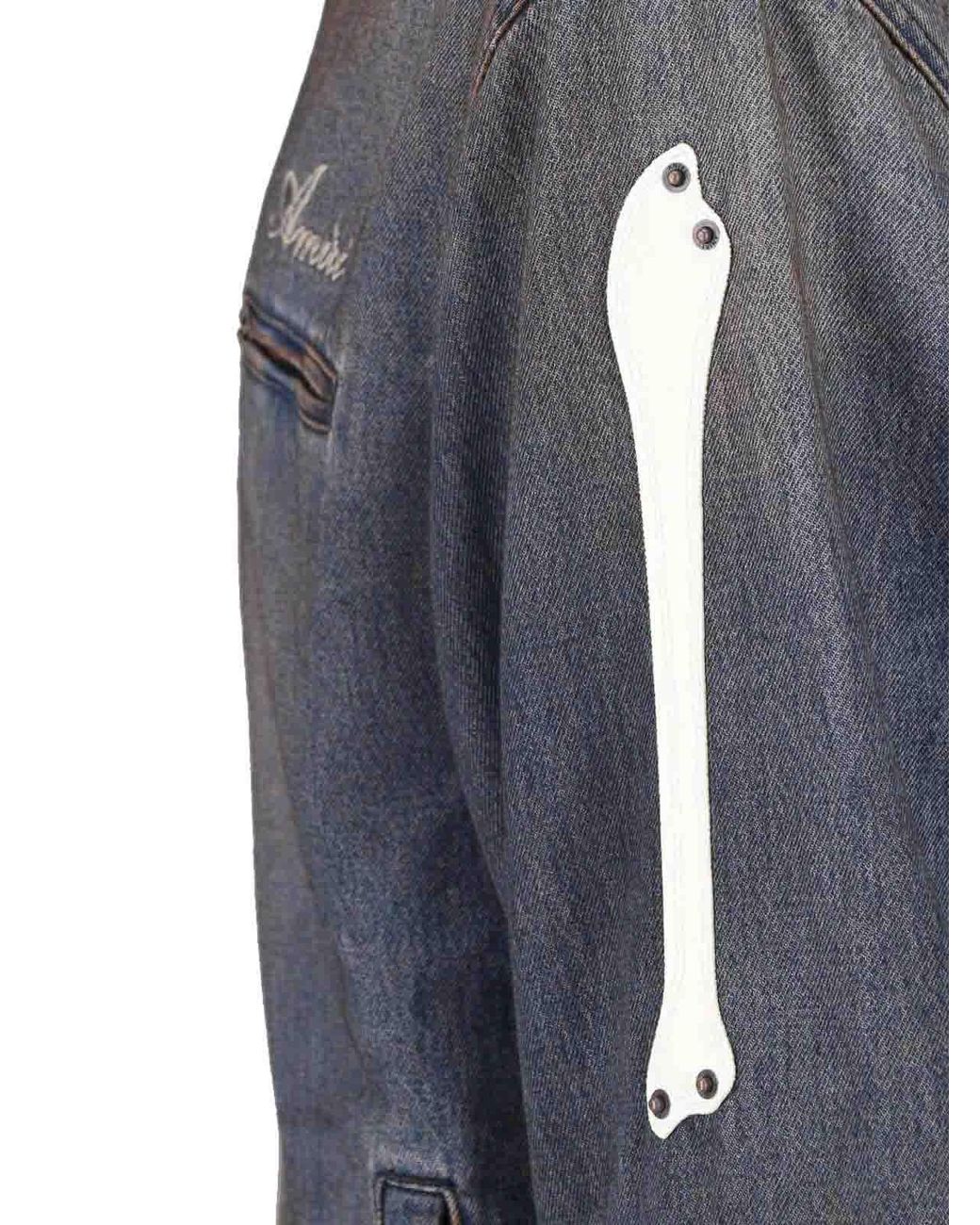 Amiri Blue Bones Jacket for men