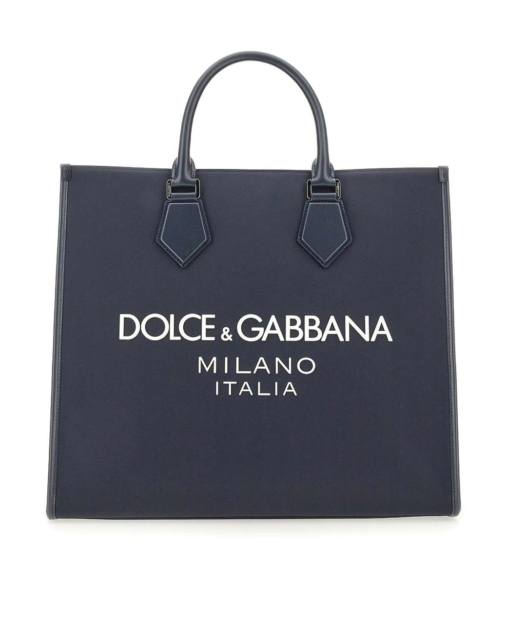 Dolce & Gabbana Blue Large Shopping Bag for men