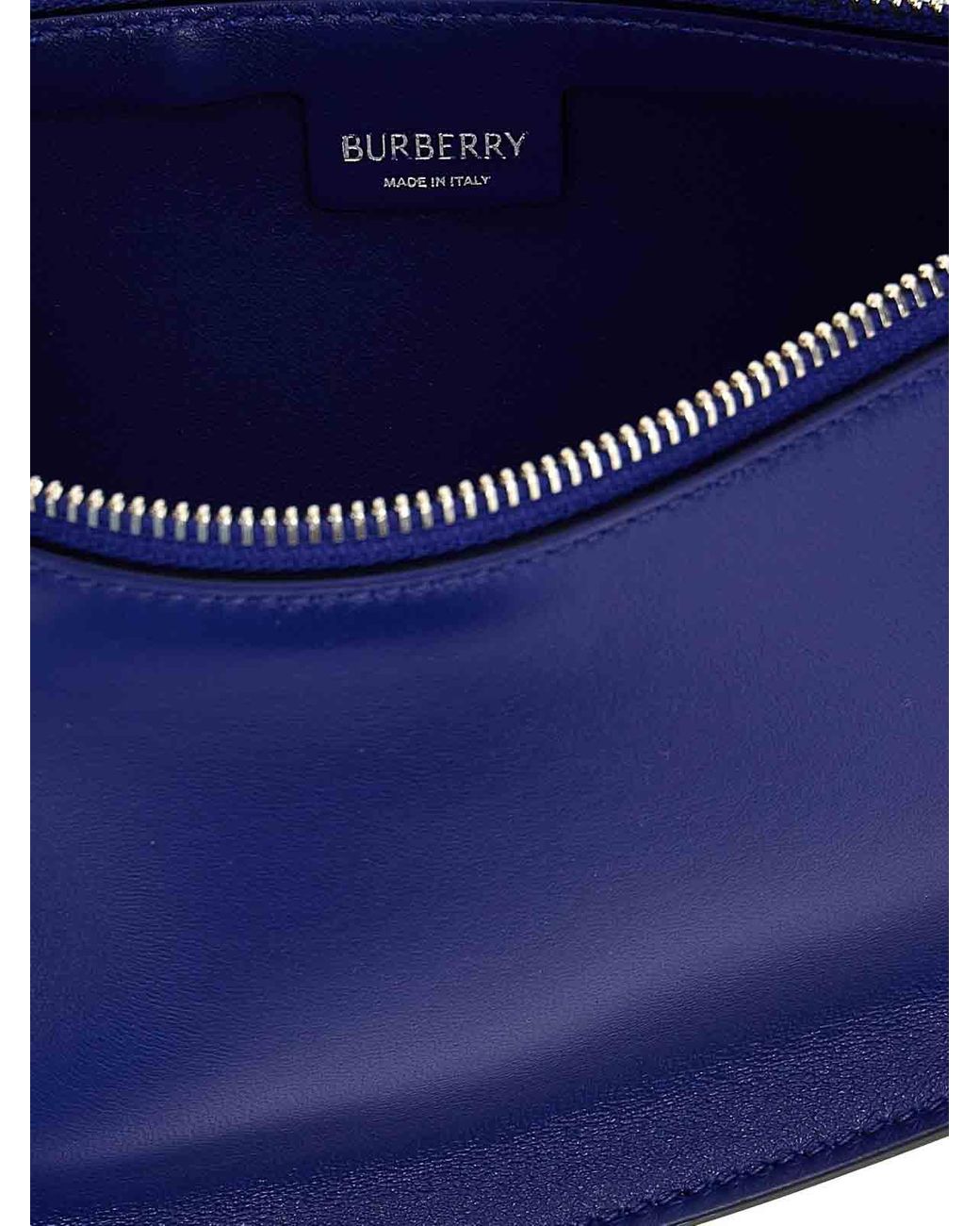 Burberry Blue Shield Mini Shoulder Bag
