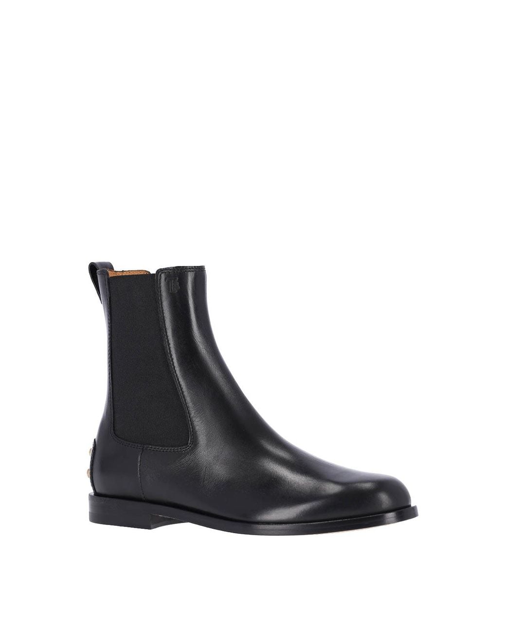 Tod's Black Leather Chelsea Ankle Boots