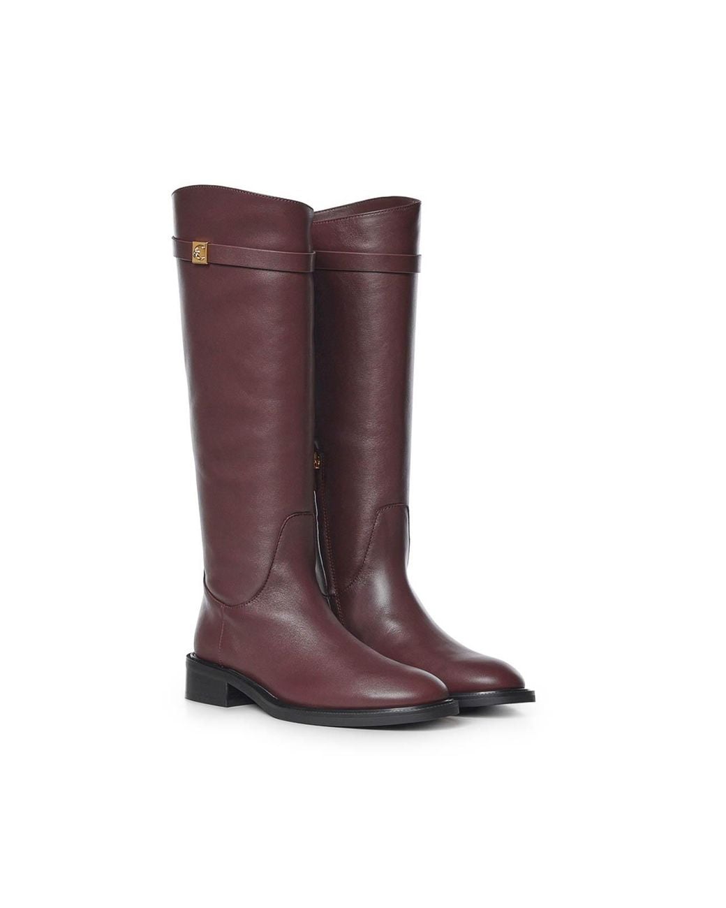 Coccinelle Purple Pansy Leather Boots