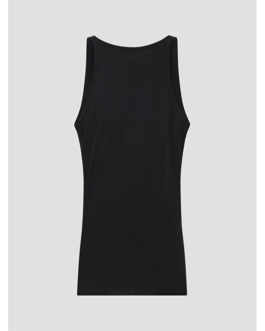 Rick Owens Black Pony Tank Top for men