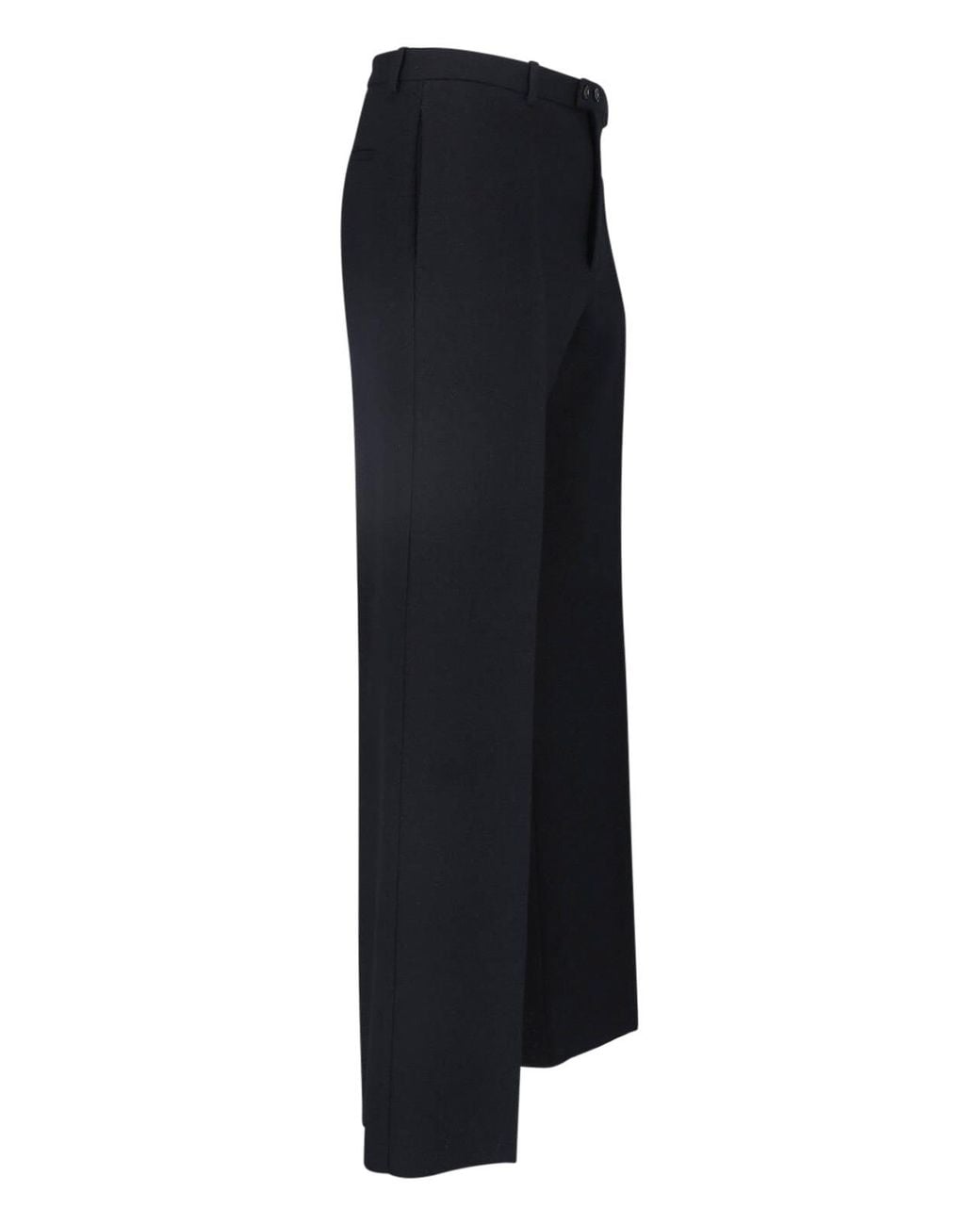 Jil Sander Black Tailored Virgin Wool Trousers for men