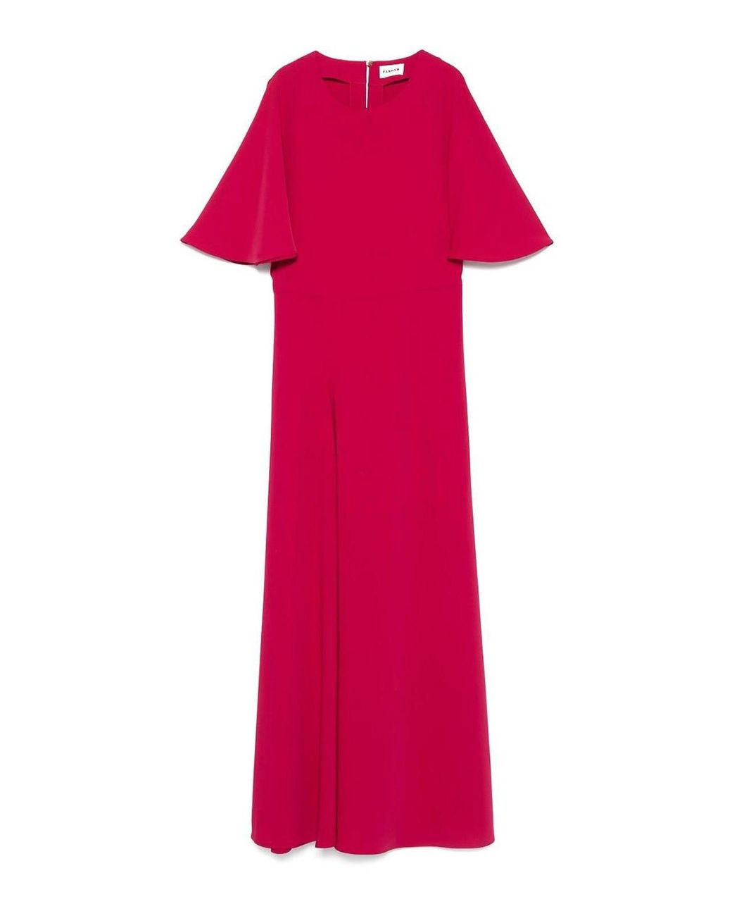 P.A.R.O.S.H. Pink Crewneck Short-Sleeve Dress