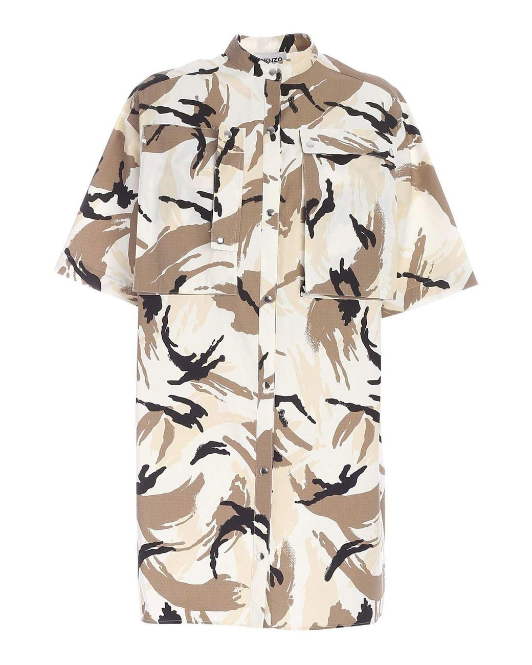 KENZO Natural Chemisier Dress