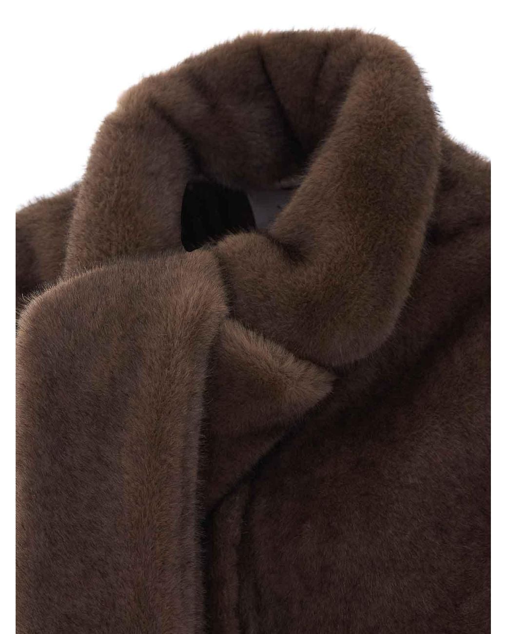 VALENTINI 1972 Brown Faux Fur Jacket