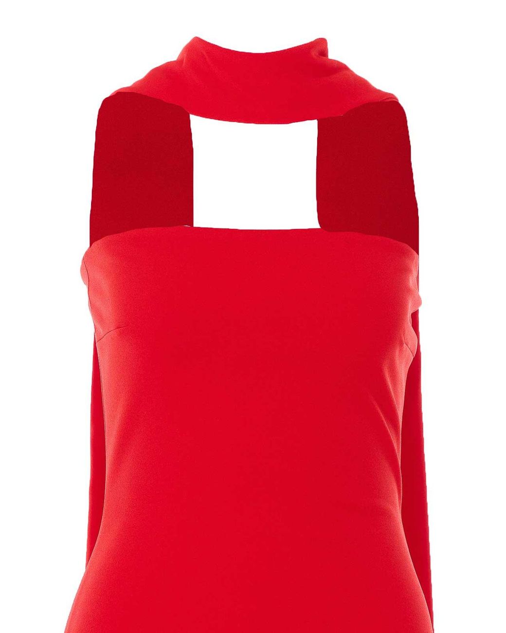 Solace London Red Martine Midaxi Dress