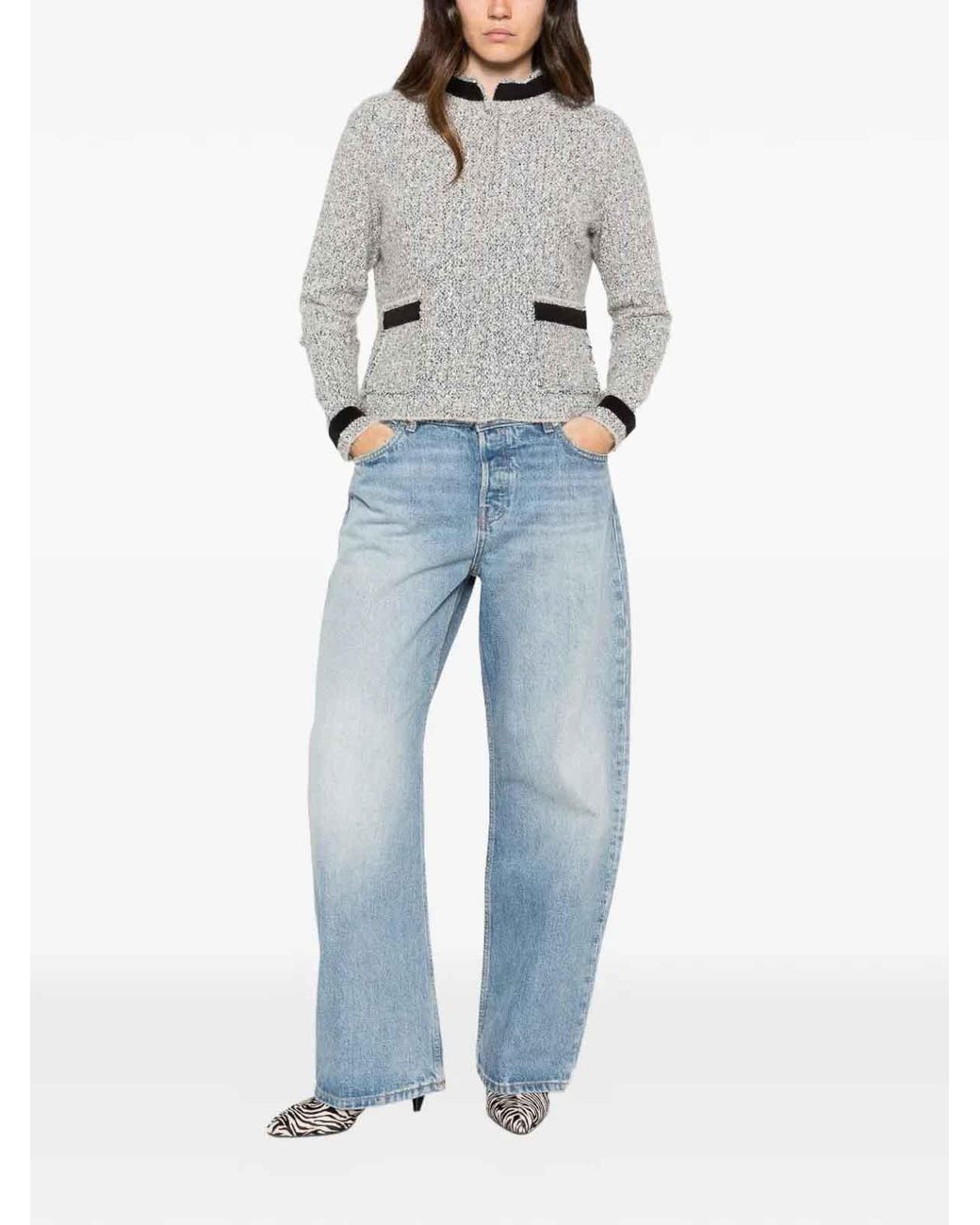 NEERA 20.52 Gray Jacket Bouclet