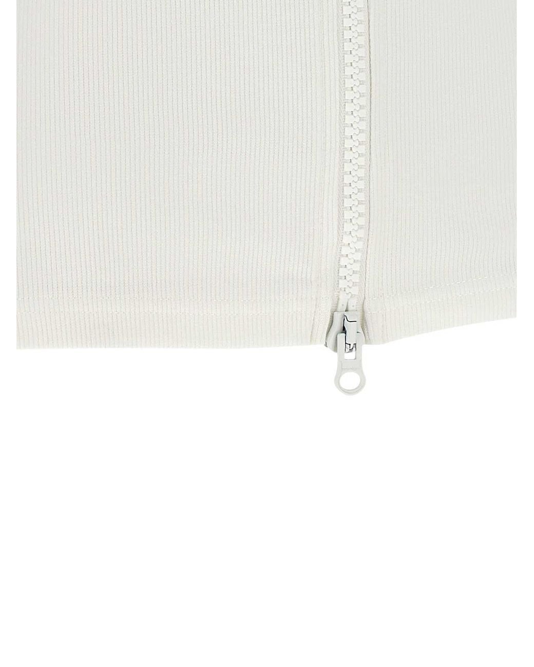 Courreges White Top With Front Zip