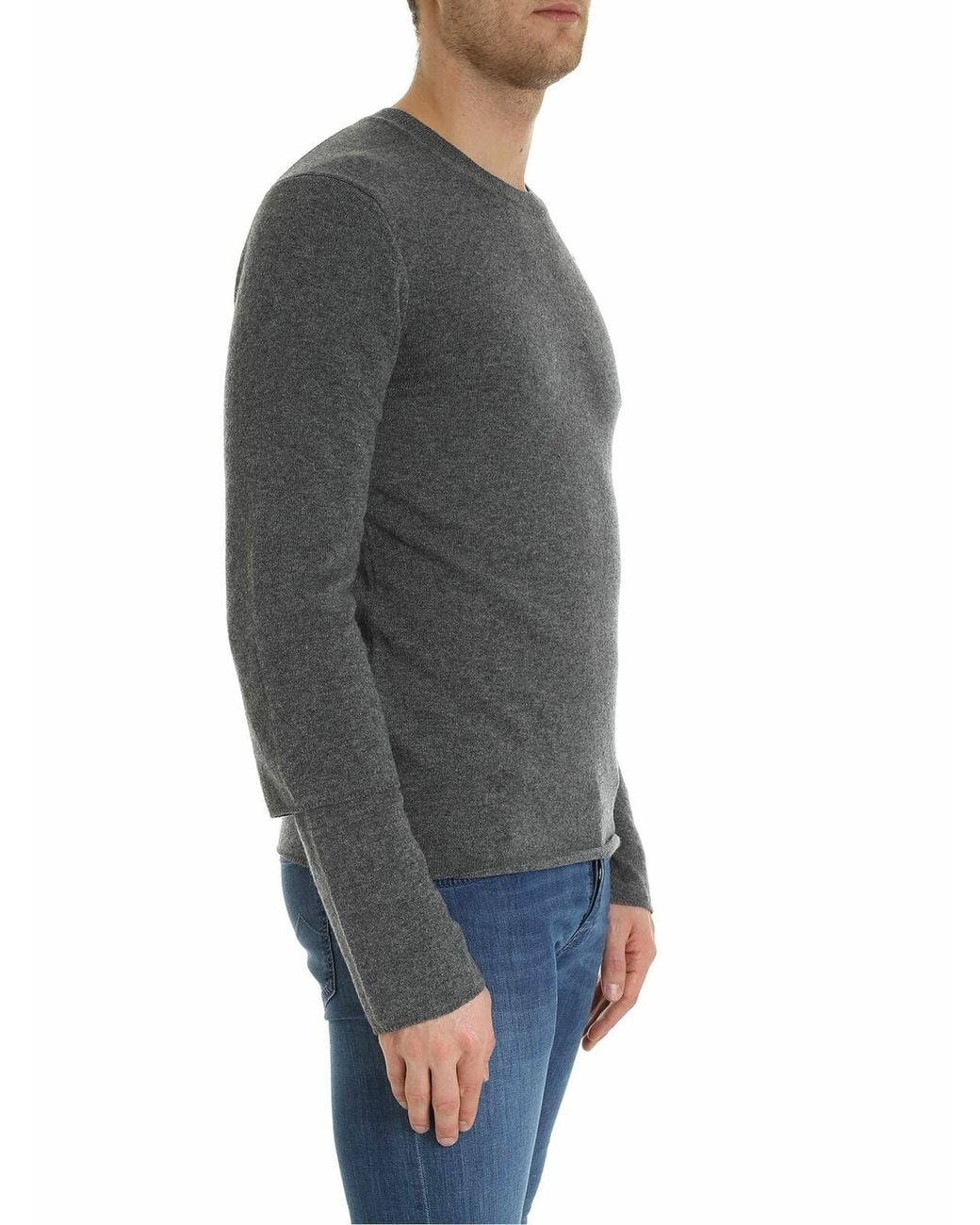 Comme des Garçons Gray Overlapping Sleeves Pullover for men