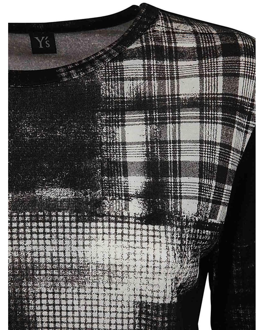 Y's Yohji Yamamoto Black Round Pullover