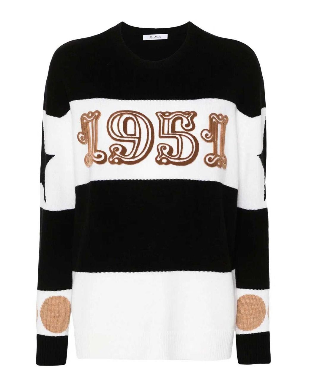Max Mara Black 1951 Crew-Neck Sweater