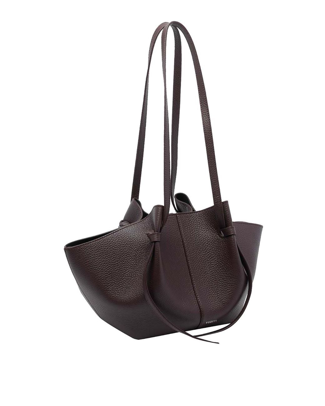 Yuzefi Brown Mochi Shoulder Bag