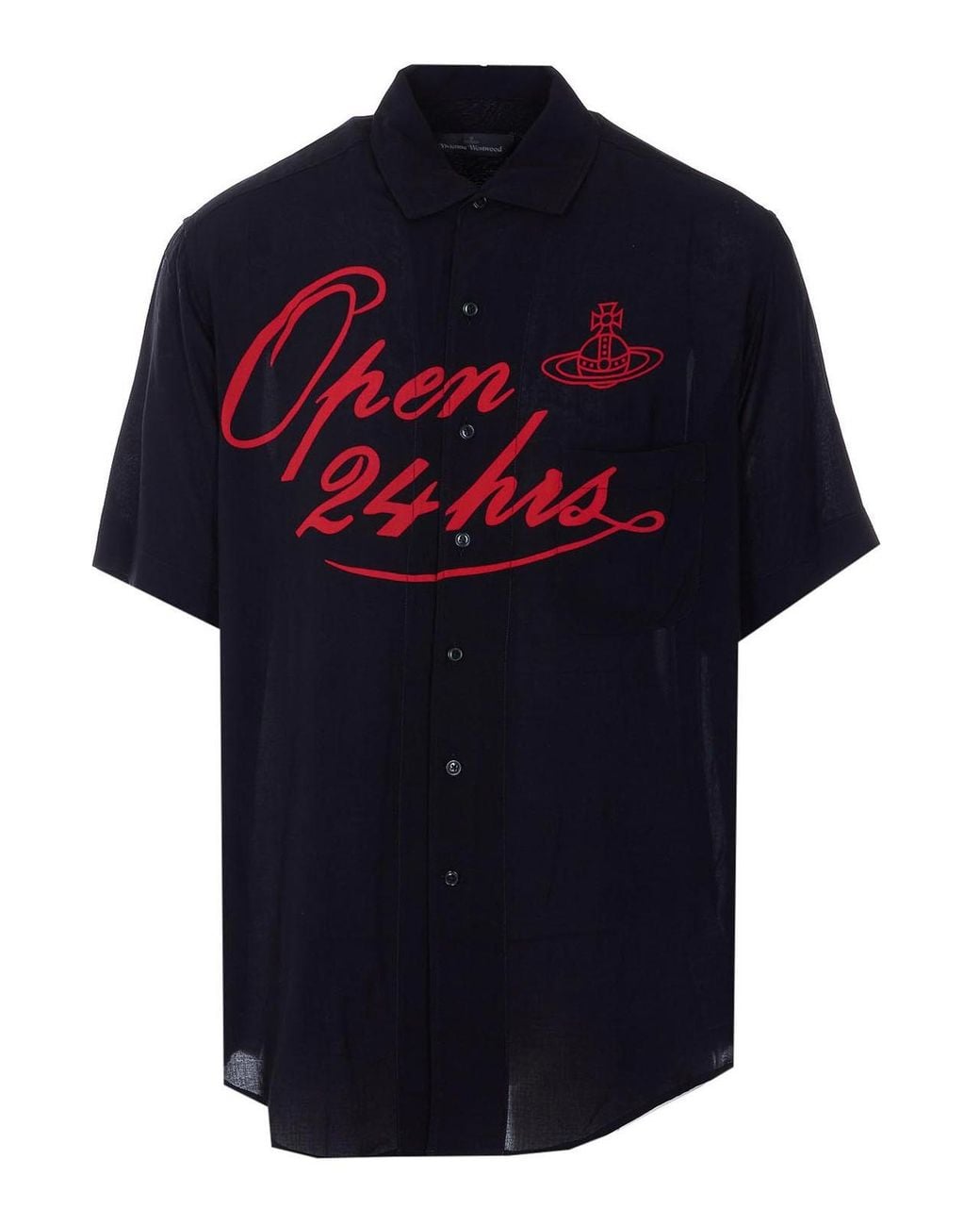 Vivienne Westwood Blue Open 24H Bowling Short for men