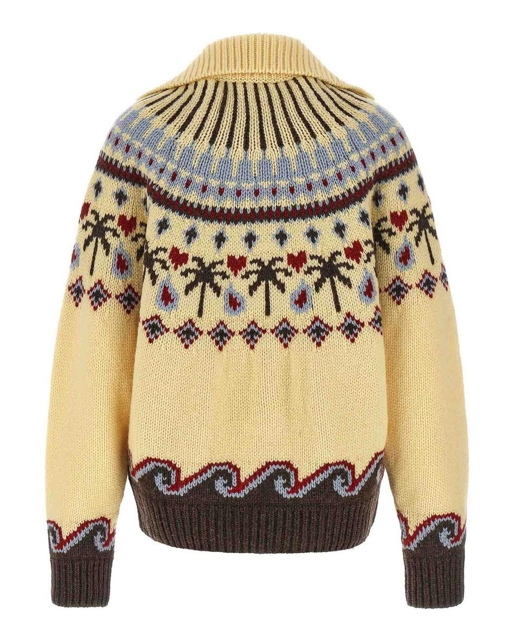 Alanui Metallic Sweet Winter Virgin Wool Cardigan