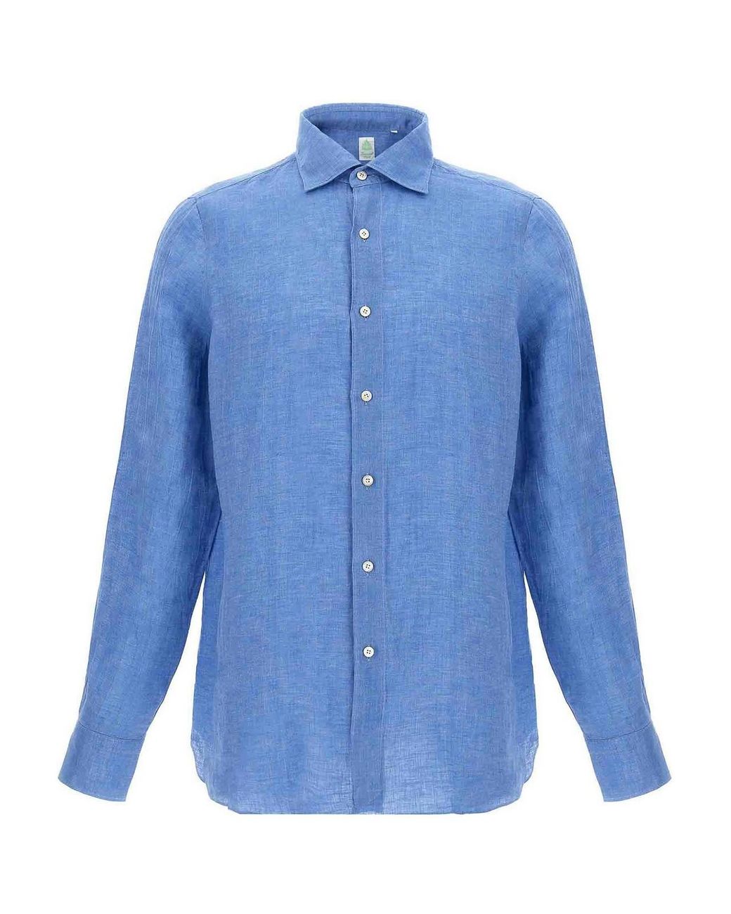 Finamore 1925 Blue Gaeta Shirt for men