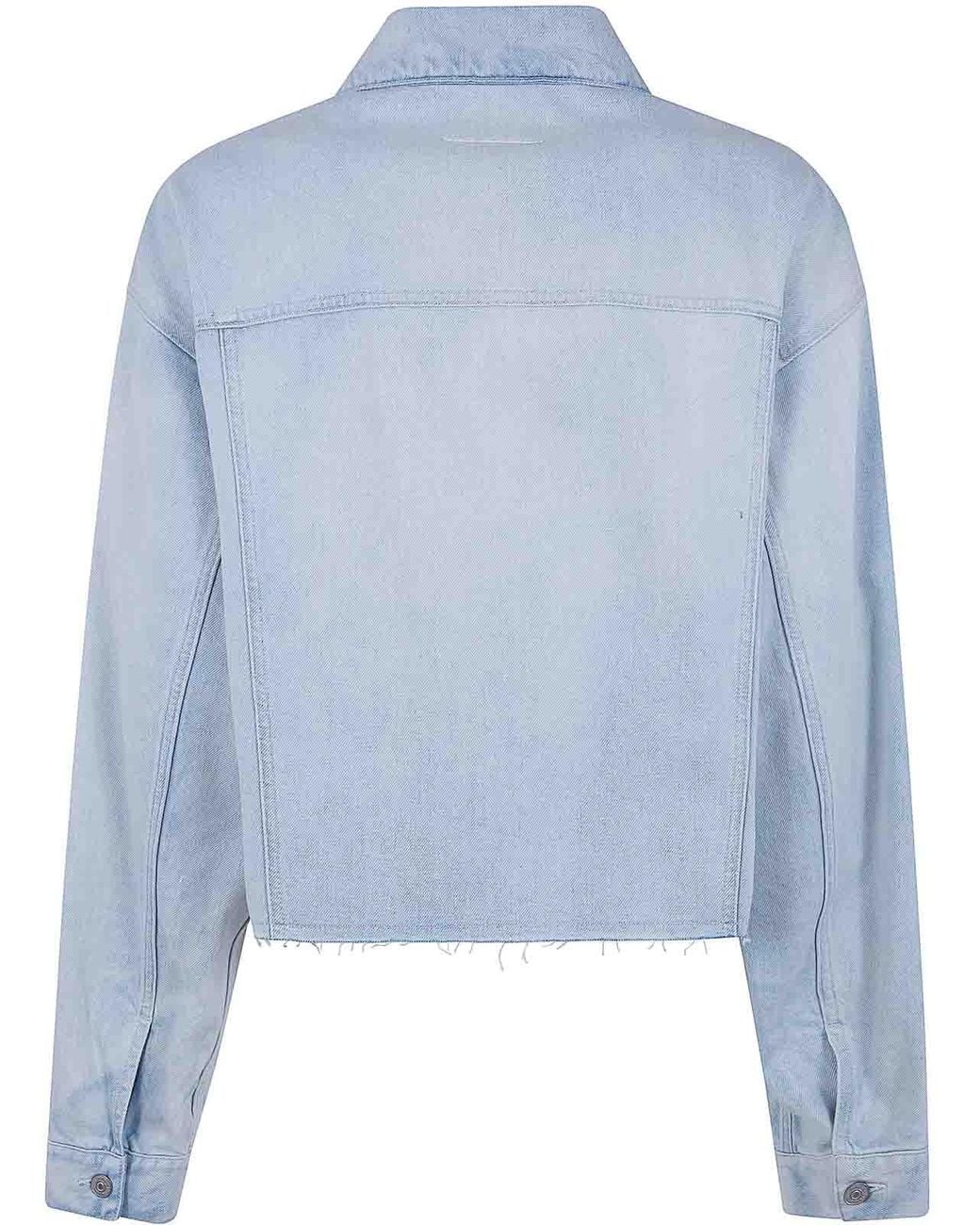 MM6 by Maison Margiela Blue Sportsjacket