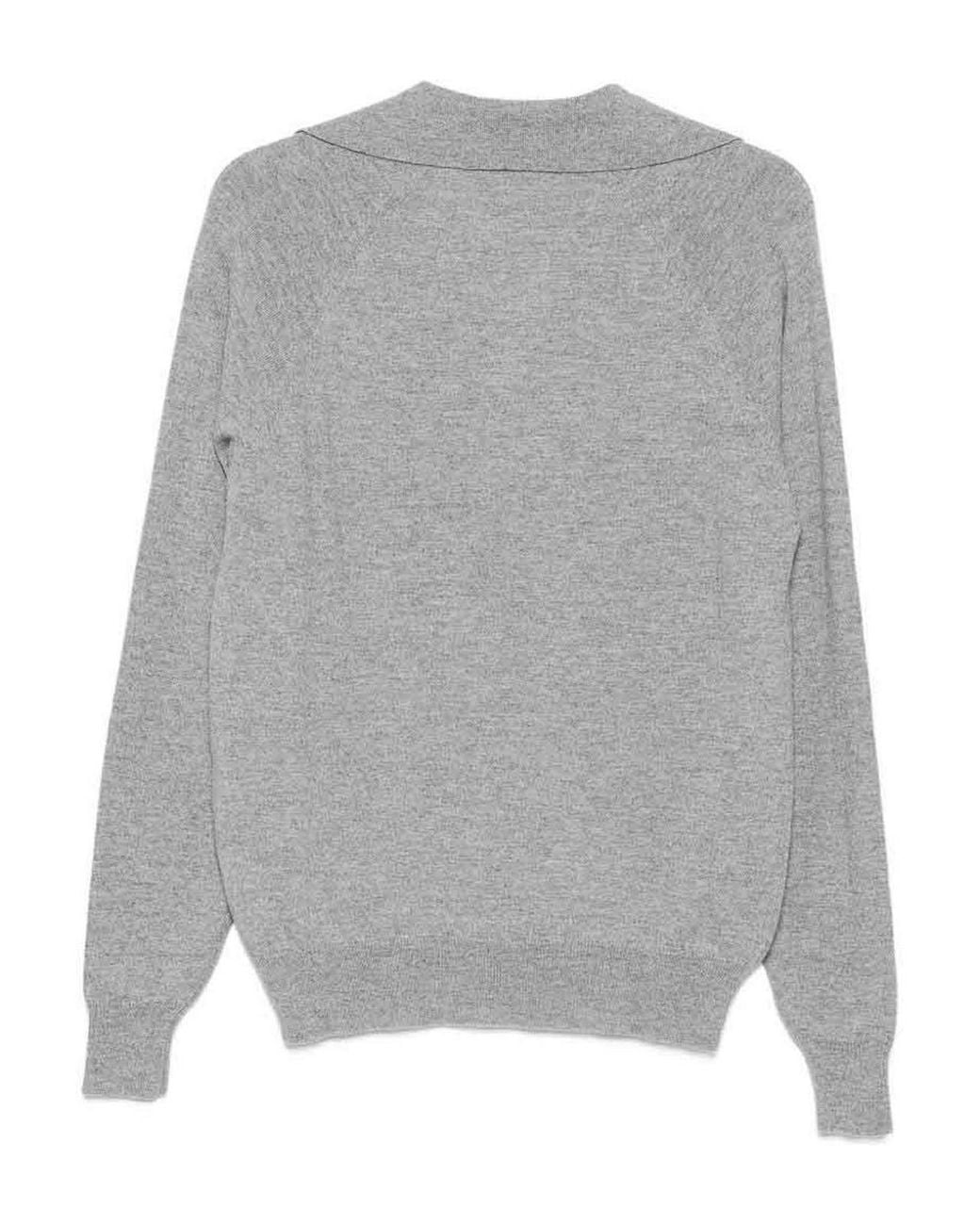 Lardini Gray Polo Shirt for men