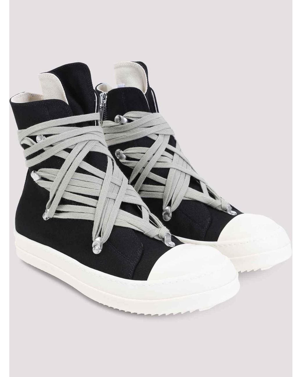 Rick Owens Black Drkshdw Megalace Sneakers for men