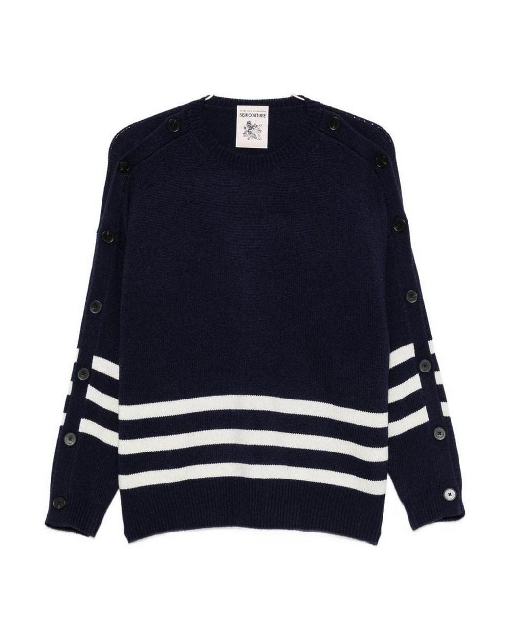 Semicouture Blue Zena Wool Jumper