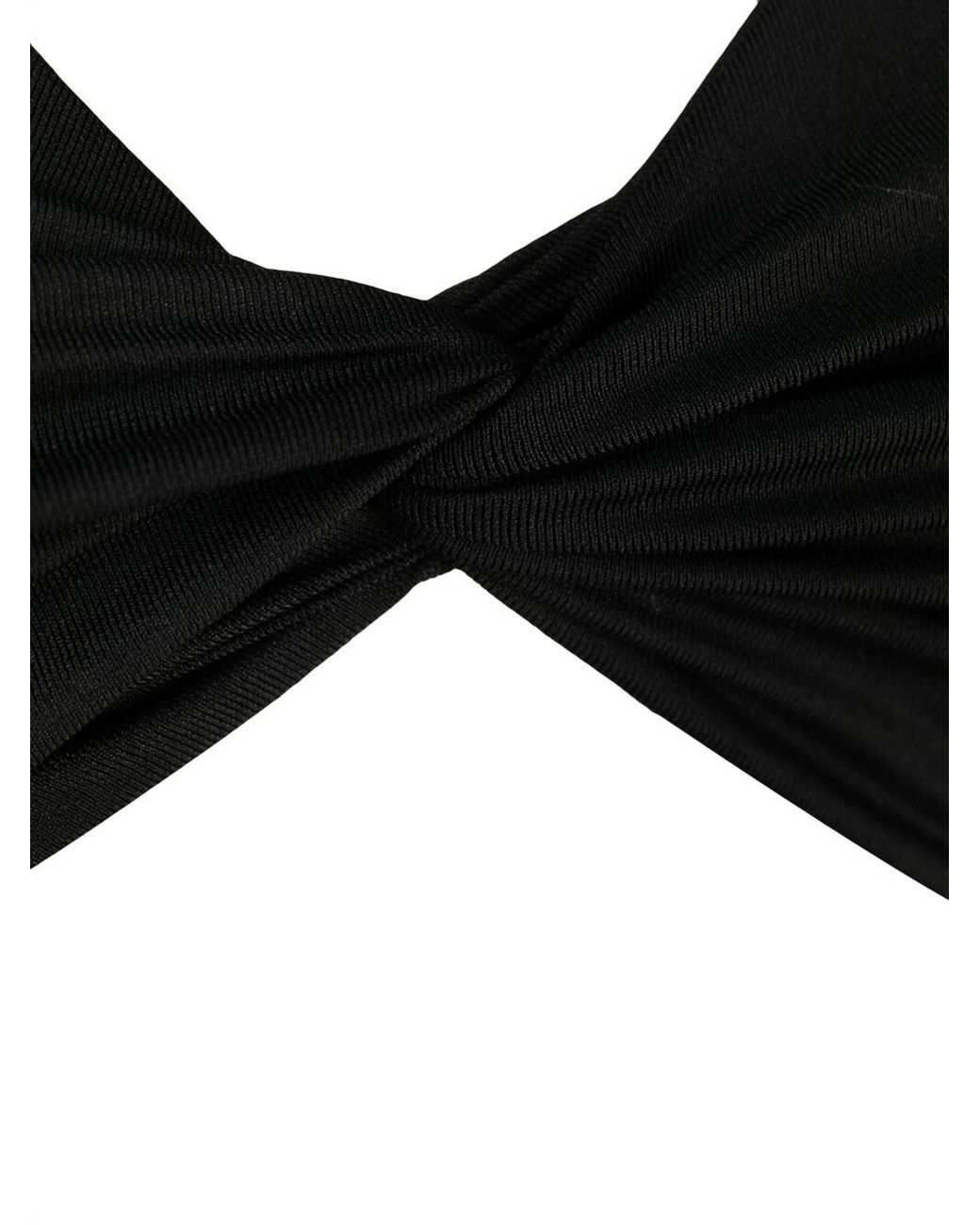 Fisico Black Cross Bikini