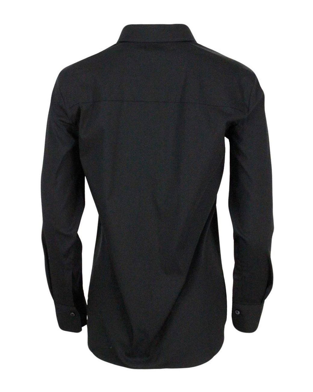 Brunello Cucinelli Black Cotton Shirt