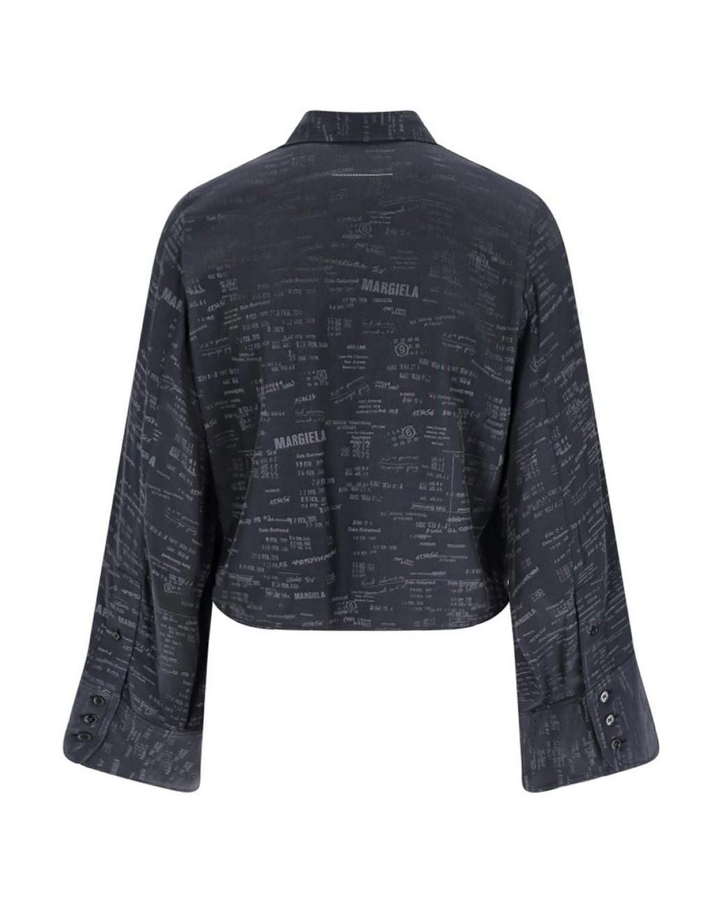 MM6 by Maison Margiela Blue Logo Shirt