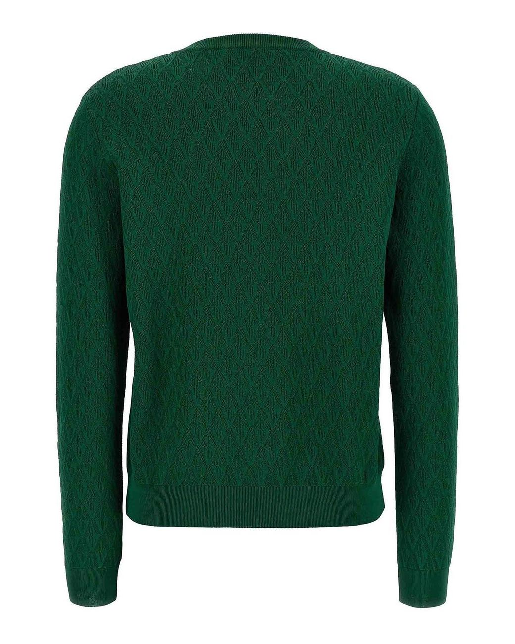 Versace Green Cardigan Pattern V