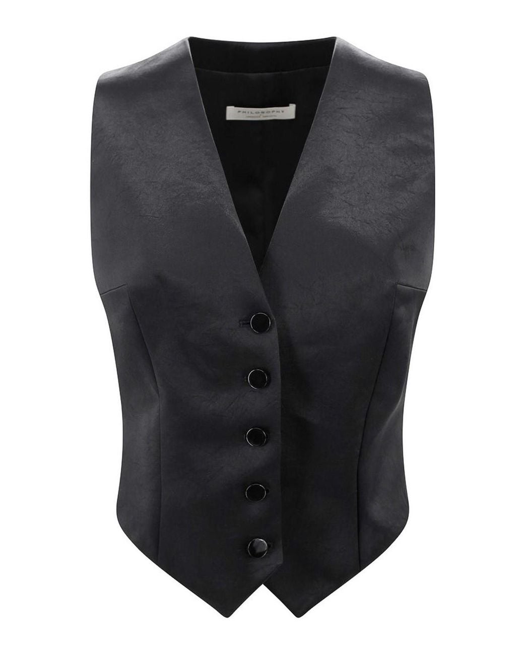 Philosophy Di Lorenzo Serafini Black Waistcoat