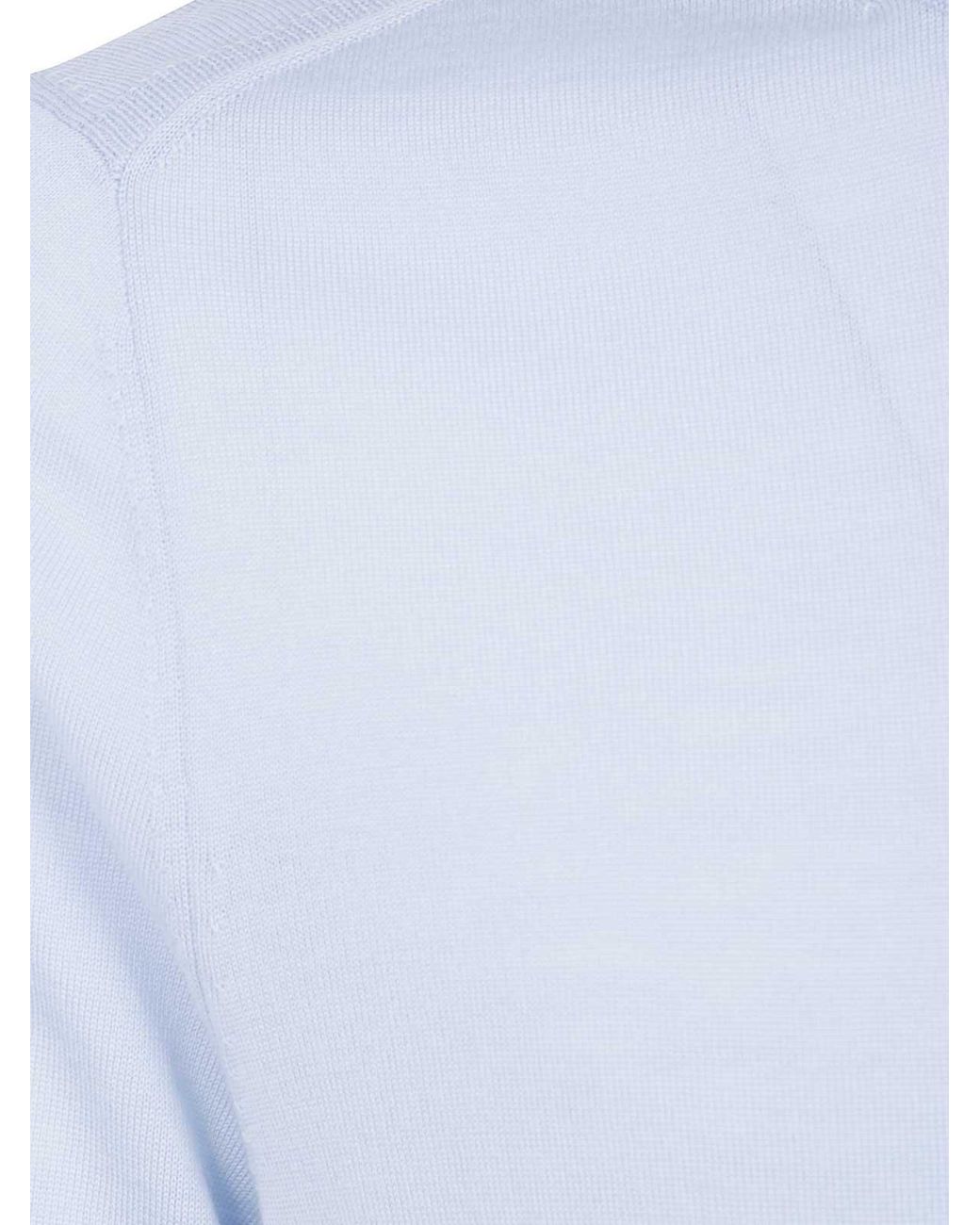 Paul Smith Blue Crew-Neck Merino Sweater for men