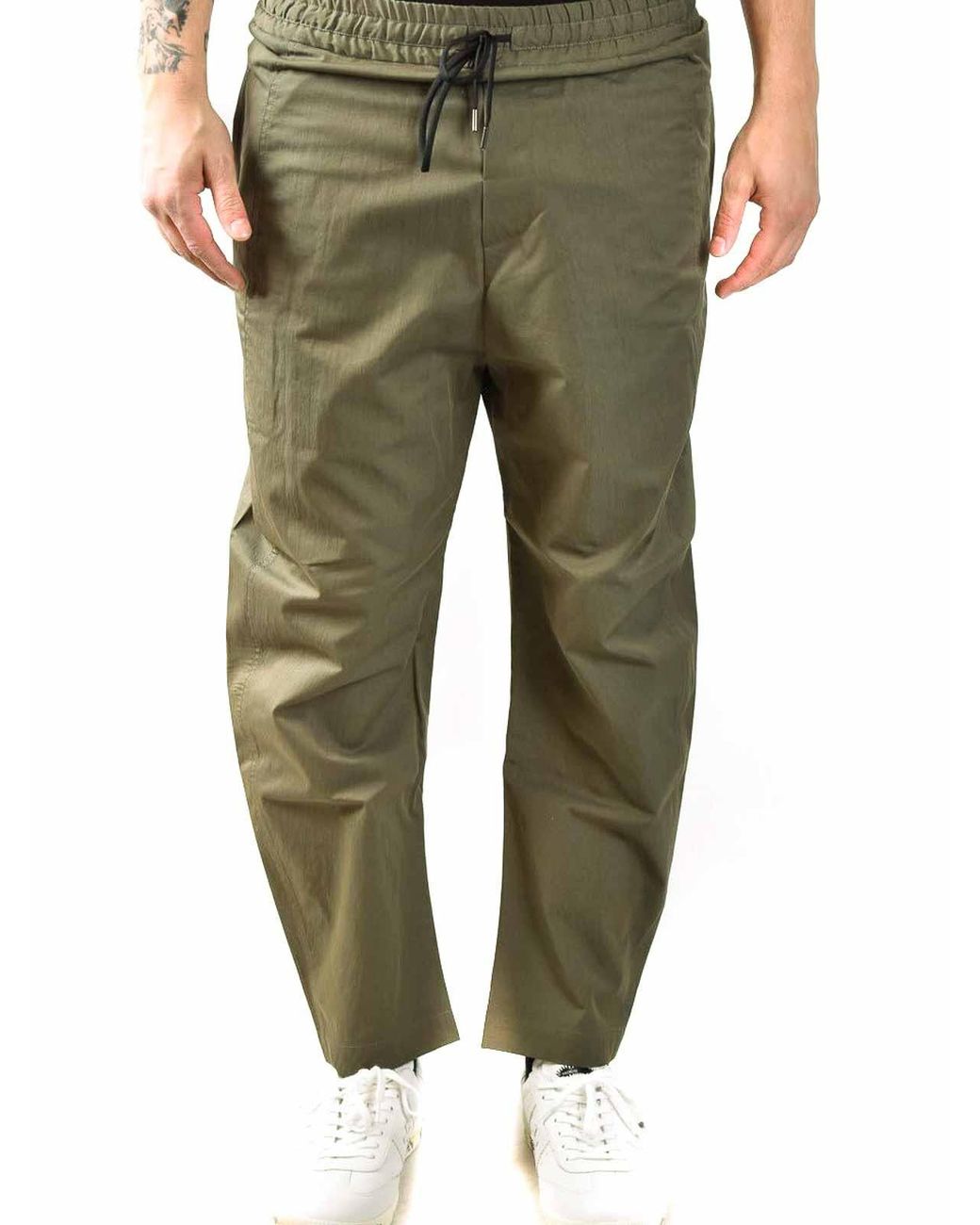 Isabel Benenato Green Trousers for men