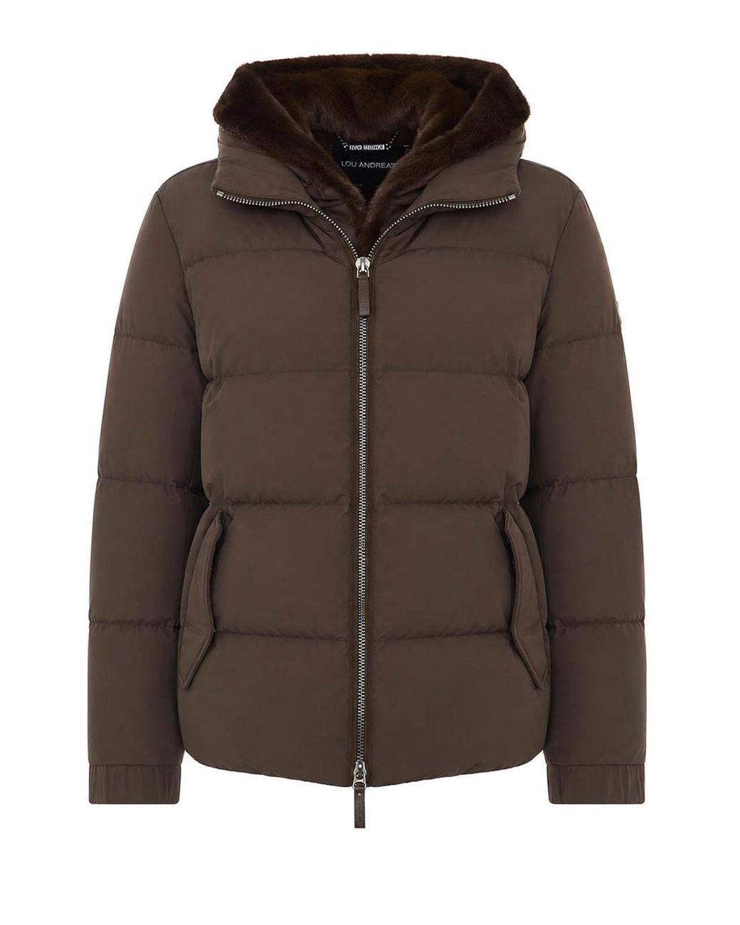 Lou Andrea Brown Padded Parka
