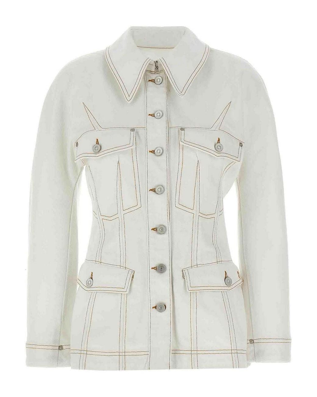 Givenchy White Denim Jacket