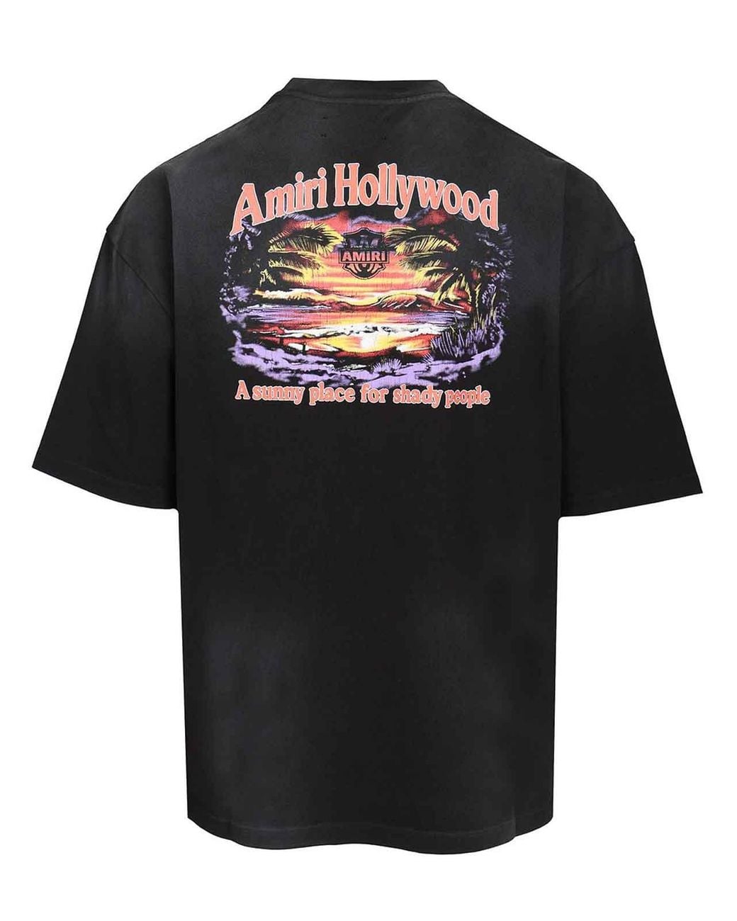 Amiri Black Spirit Graphic Regular Fit T-Shirt for men