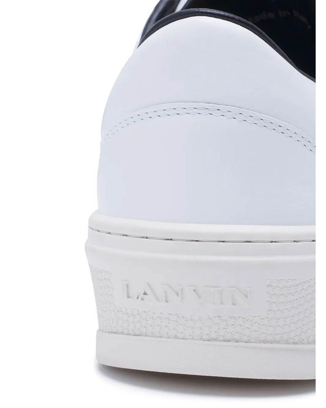 Lanvin White Leather Sneakers for men
