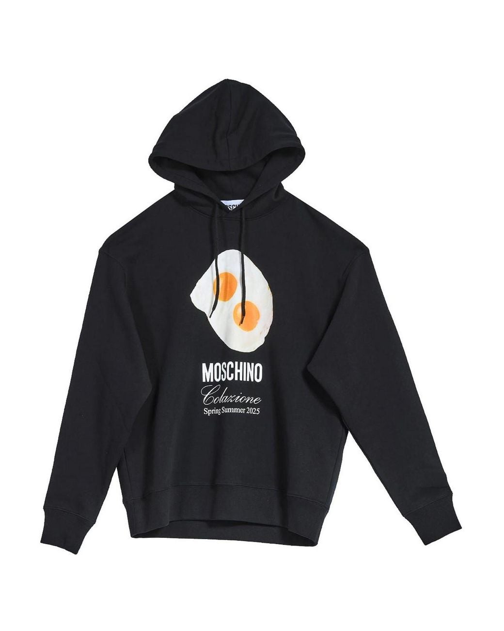 Moschino Blue Egg Hood Sweatshirt for men
