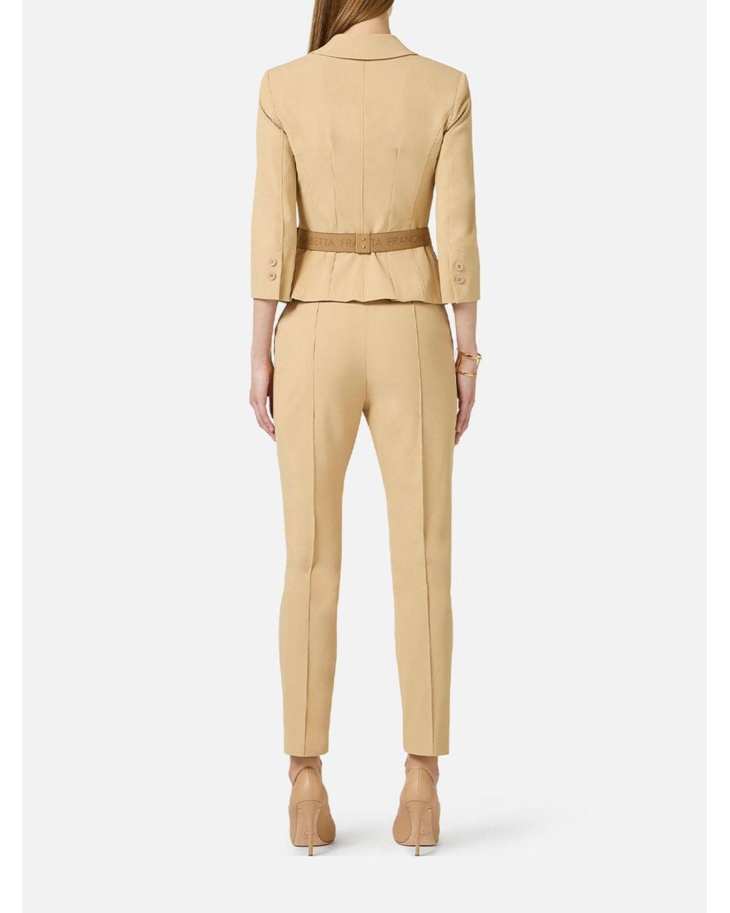 Elisabetta Franchi Natural Blazer