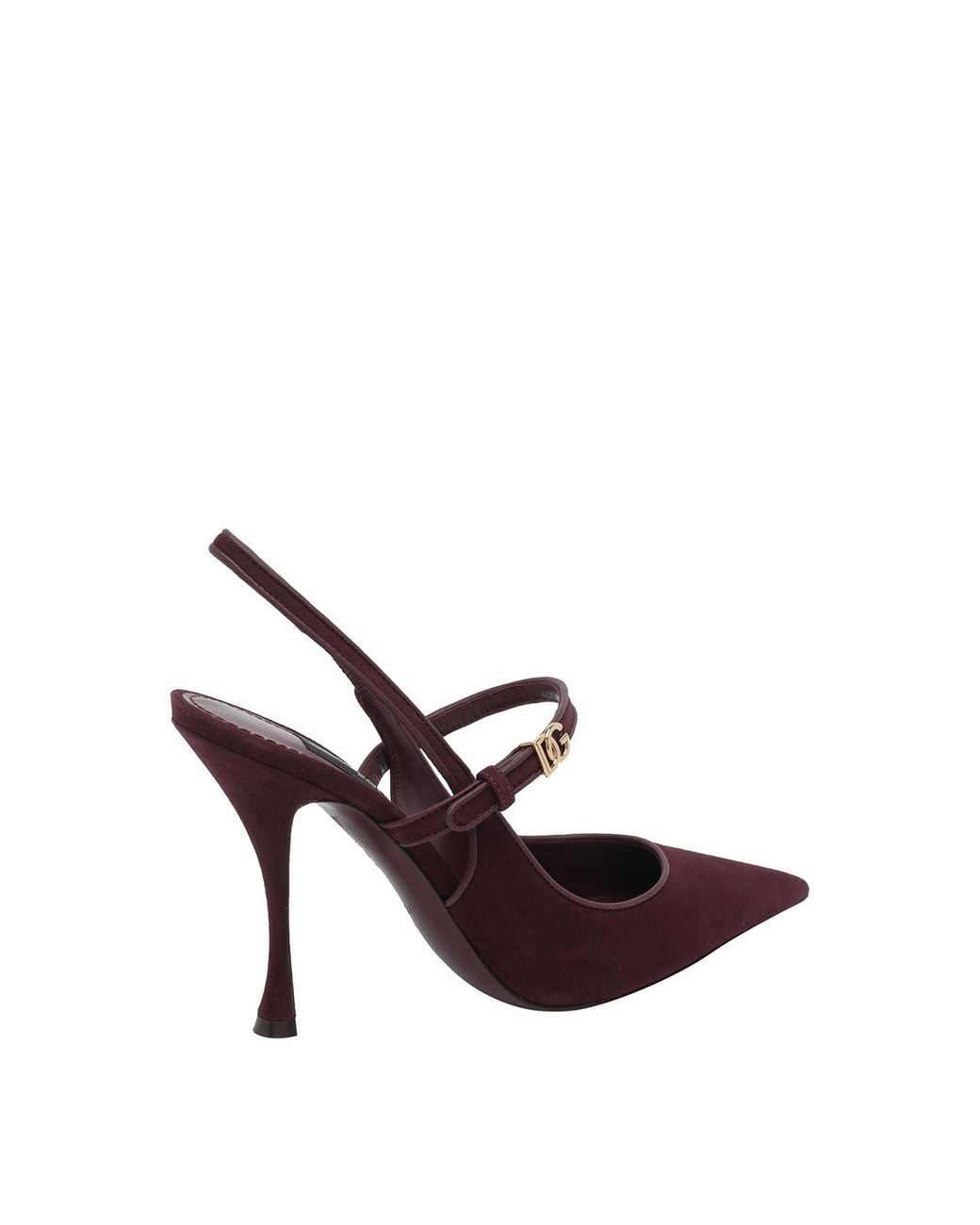 Dolce & Gabbana Brown Suede Slingback