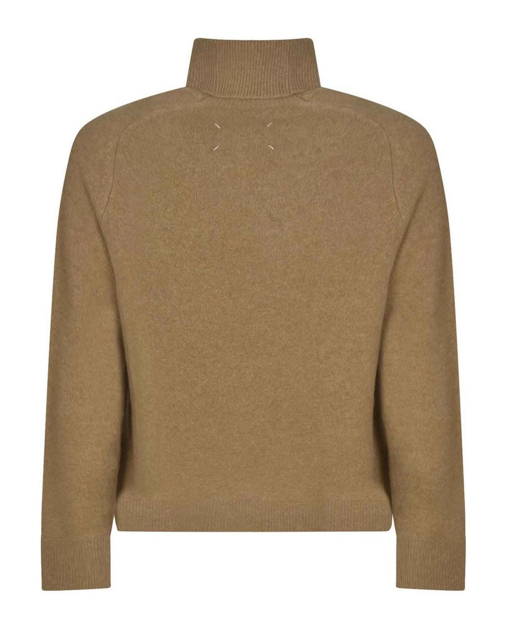 Maison Margiela Brown Camel Wool Sweater for men